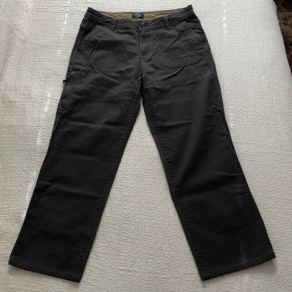 🟤 G.H. Bass Utility Pants - Brown Canvas - 34x30 - NWOT